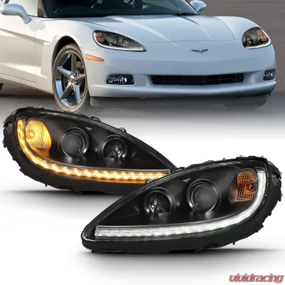 Anzo USA Projector Headlight Set w/Halo Chevrolet - 121553