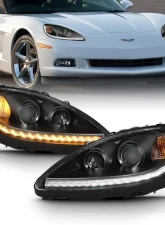 Anzo USA Projector Headlight Set w/Halo Chevrolet                                     - 121553 - Image 7