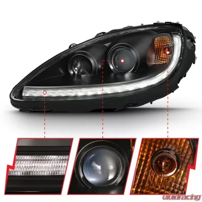 Anzo USA Projector Headlight Set w/Halo Chevrolet - 121553