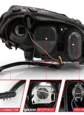 Anzo USA Projector Headlight Set w/Halo Chevrolet                                     - 121553 - Image 5