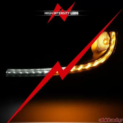 Anzo USA Projector Headlight Set w/Halo Chevrolet - 121553