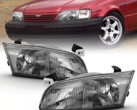 Anzo USA Crystal Headlight Set Toyota Camry 1997-1999