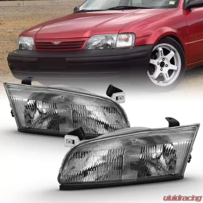 Anzo USA Crystal Headlight Set Toyota Camry 1997-1999 - 121555