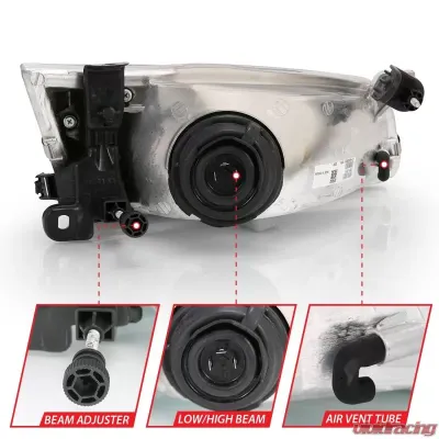 Anzo USA Crystal Headlight Set Toyota Camry 1997-1999 - 121555