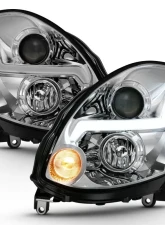 Anzo USA Projector Headlight Set Infiniti G35 2003-2007                                     - 121557 - Image 2