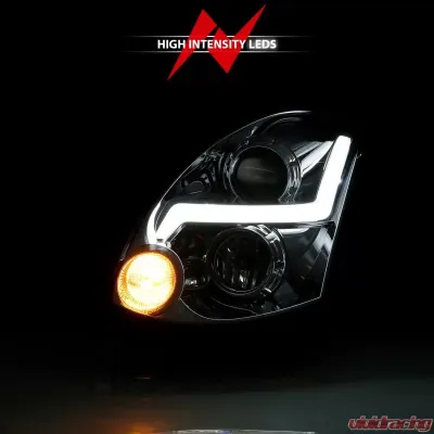 Anzo USA Projector Headlight Set Infiniti G35 2003-2007 - 121557