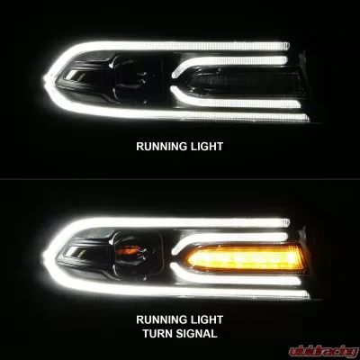 Anzo USA Projector Headlight Set Dodge Charger 2015-2018 - 121559