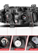 Anzo USA Projector Headlight Set Dodge Charger 2015-2018                                     - 121559 - Image 5