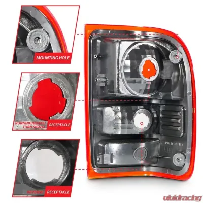 Anzo USA Tail Light Assembly Ford Ranger 2001-2011 - 211182
