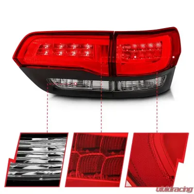 Anzo USA Tail Light Assembly Jeep Grand Cherokee 2014-2017 - 311268