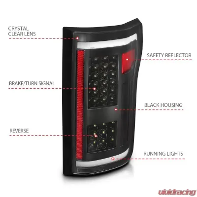 Anzo USA Tail Light Assembly Ford F-150 2015-2017 - 311285