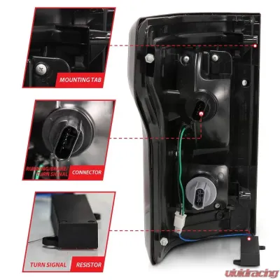 Anzo USA Tail Light Assembly Ford F-150 2015-2017 - 311285