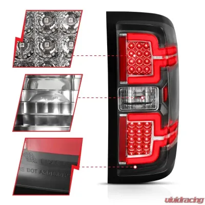 Anzo USA Tail Light Assembly Chevrolet Silverado 1500 2014-2018 - 311289