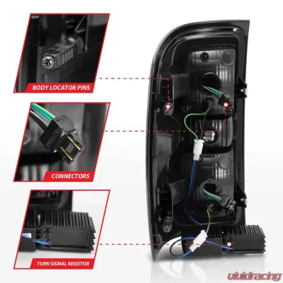 Anzo USA Tail Light Assembly Chevrolet Silverado 1500 2014-2018 - 311289