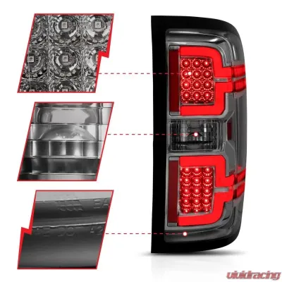 Anzo USA Tail Light Assembly Chevrolet Silverado 1500 2014-2018 - 311290