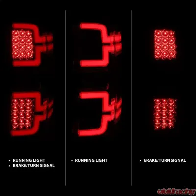 Anzo USA Tail Light Assembly Chevrolet Silverado 1500 2014-2018 - 311291