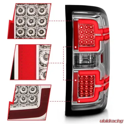 Anzo USA Tail Light Assembly Chevrolet Silverado 1500 2014-2018 - 311291