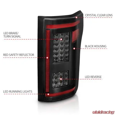 Anzo USA Tail Light Assembly Ford F-150 2015-2017 - 311294