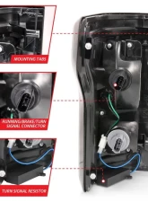 Anzo USA Tail Light Assembly Ford F-150 2015-2017                                     - 311294 - Image 5