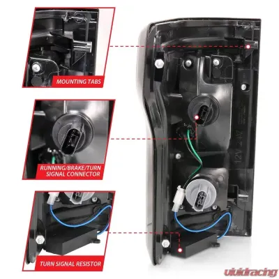 Anzo USA Tail Light Assembly Ford F-150 2015-2017 - 311294