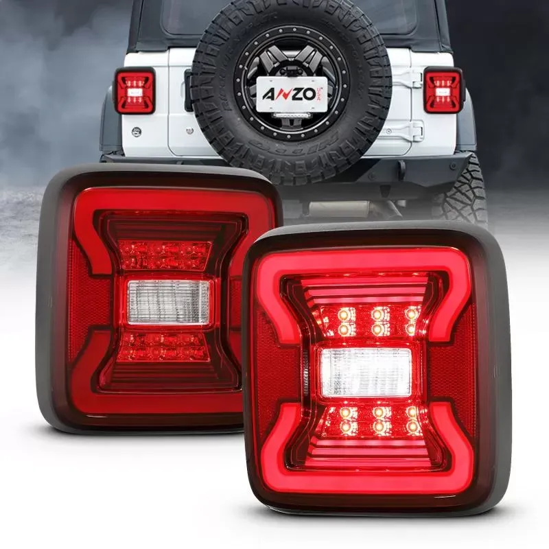 Anzo USA Tail Light Assembly Jeep Wrangler 2018-2019 - 311295