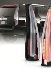 Anzo USA Tail Light Assembly Cadillac Escalade 2007-2014                                     - 311296 - Image 7