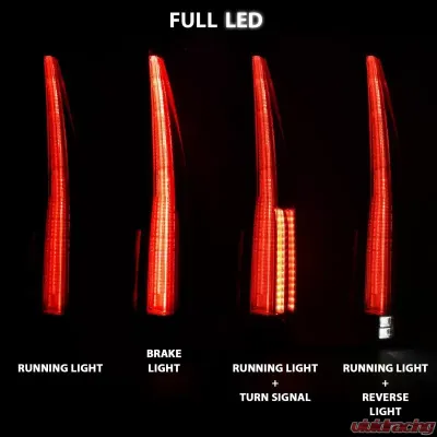 Anzo USA Tail Light Assembly Cadillac Escalade 2007-2014 - 311296