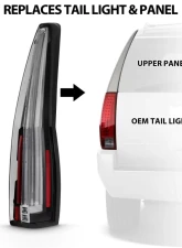Anzo USA Tail Light Assembly Cadillac Escalade 2007-2014                                     - 311296 - Image 7