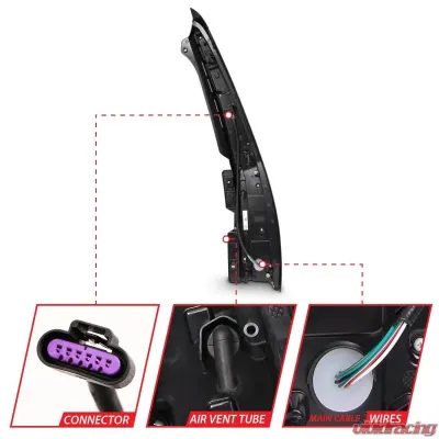 Anzo USA Tail Light Assembly - 311297