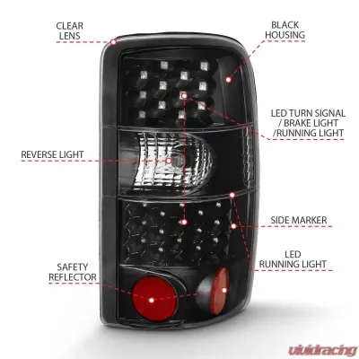 Anzo USA Tail Light Assembly Chevrolet 2000-2006 - 311298