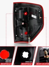 Anzo USA Tail Light Assembly Ford                                     - 311299 - Image 5