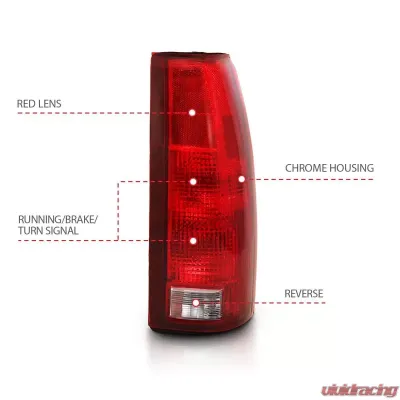 Anzo USA Tail Light Assembly - 311300