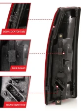 Anzo USA Tail Light Assembly                                     - 311300 - Image 5