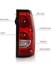 Anzo USA Tail Light Assembly Chevrolet                                     - 311302 - Image 4