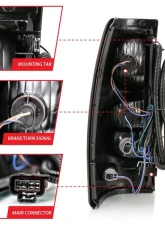 Anzo USA Tail Light Assembly Chevrolet                                     - 311302 - Image 5