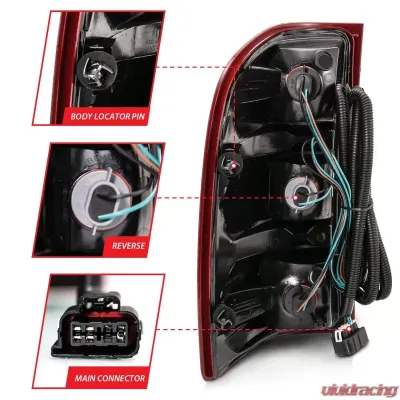 Anzo USA Tail Light Assembly Chevrolet Silverado 1500 2007-2013 - 311303