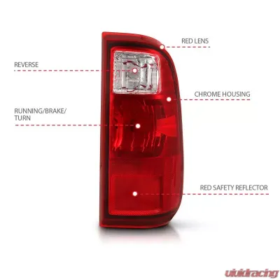 Anzo USA Tail Light Assembly Ford F-250 2015-2016 - 311305