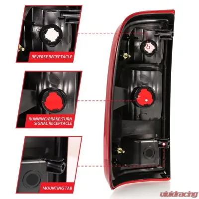 Anzo USA Tail Light Assembly Ford F-250 2015-2016 - 311305