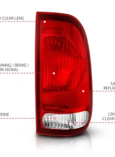 Anzo USA Tail Light Assembly Ford 1999-2007                                     - 311307 - Image 4