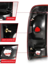 Anzo USA Tail Light Assembly Ford 1999-2007                                     - 311307 - Image 5