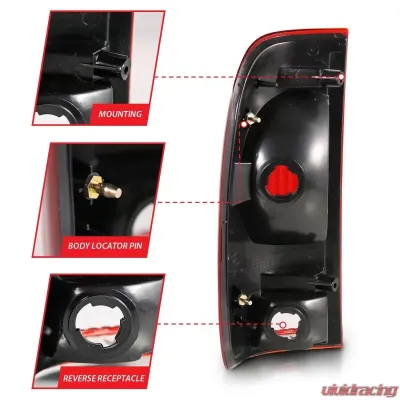 Anzo USA Tail Light Assembly Ford 1999-2007 - 311307