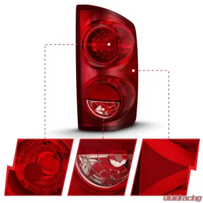 Anzo USA Tail Light Assembly Dodge - 311309