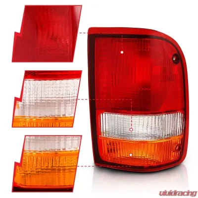 Anzo USA Tail Light Assembly Ford Ranger 1993-1997 - 311310