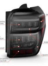 Anzo USA Tail Light Assembly Toyota 4Runner 2014-2020                                     - 311312 - Image 4