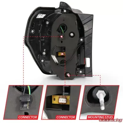 Anzo USA Tail Light Assembly Toyota 4Runner 2014-2020 - 311312