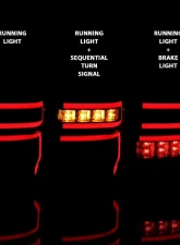 Anzo USA Tail Light Assembly Toyota 4Runner 2014-2020                                     - 311312 - Image 6