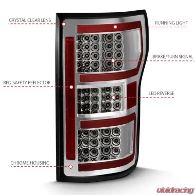 Anzo USA Tail Light Assembly Ford - 311316