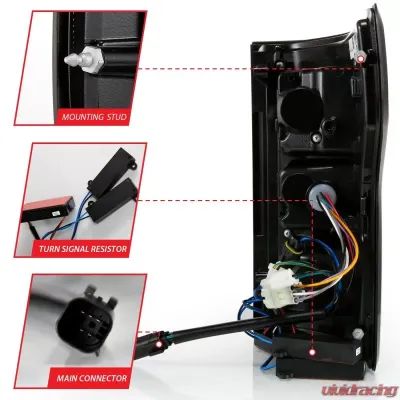 Anzo USA Tail Light Assembly Ford - 311316