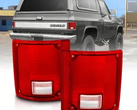 Anzo USA Tail Light Assembly Chevrolet Blazer 1987-1991