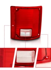 Anzo USA Tail Light Assembly Chevrolet Blazer 1987-1991                                     - 311317 - Image 3